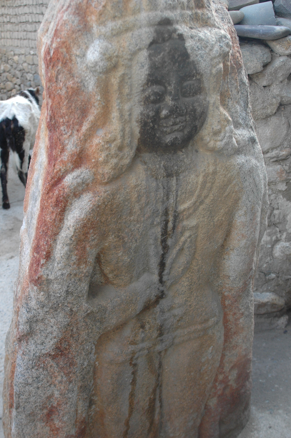 オンラインショップ通販 ラダックの仏教壁画buddhist wallpainting of